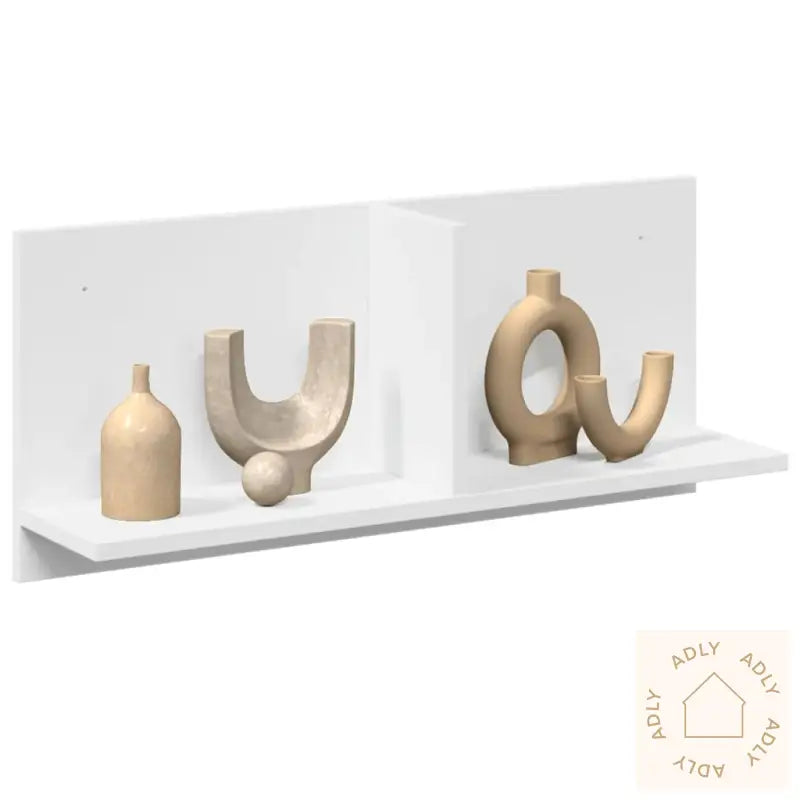 Veggskap 70X16,5X30 Cm Hvit Konstruert Tre