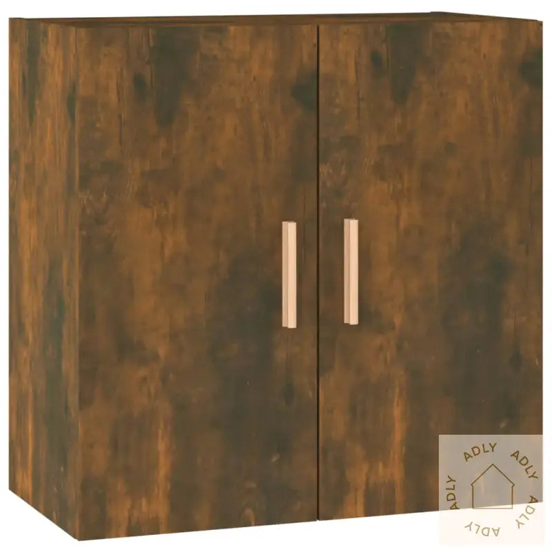 Veggskap Røkt Eik 60X30X60 Cm Konstruert Tre