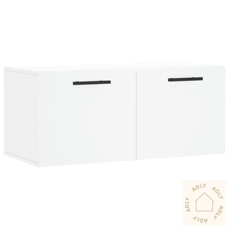 Veggskap Hvit 80X36,5X35 Cm Konstruert Tre