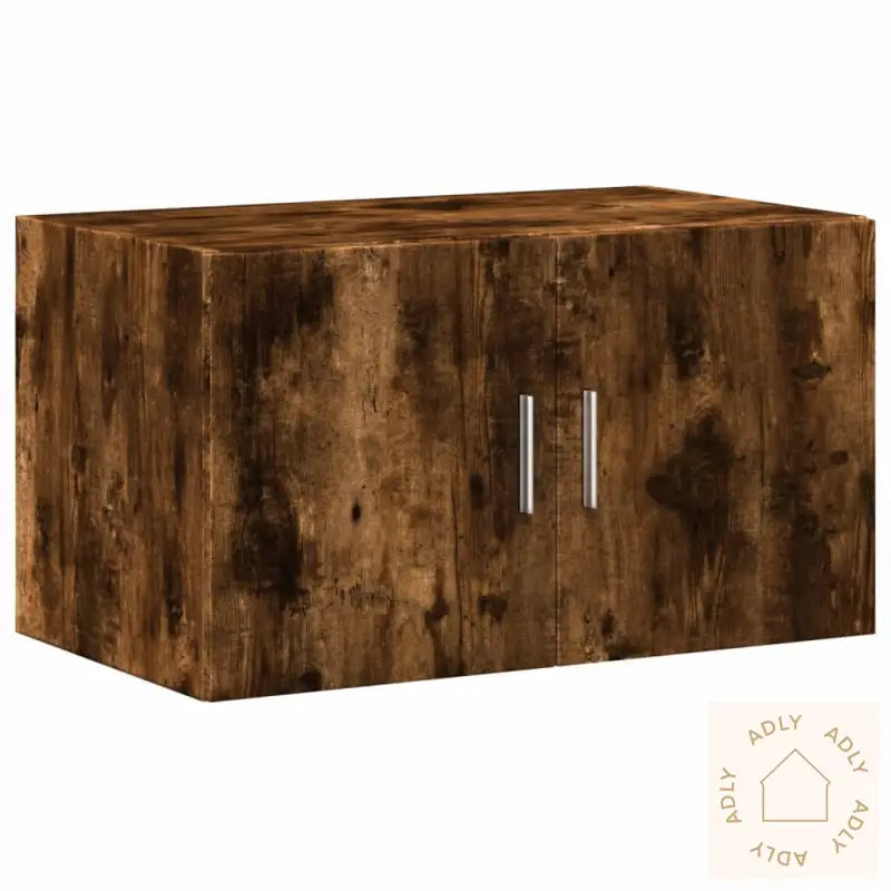 Veggskap Røkt Eik 70X42,5X40 Cm Konstruert Tre