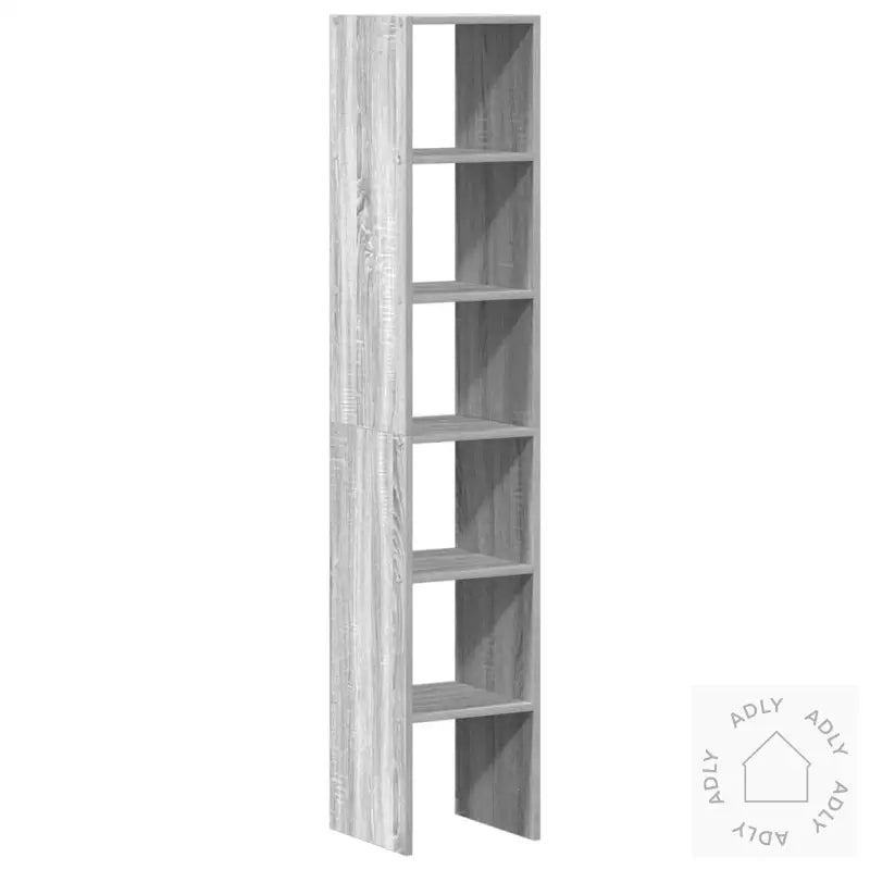 Bokhyller 2 Stk Stablebar Grå Sonoma 30X30X80 Cm Konstruert Tre