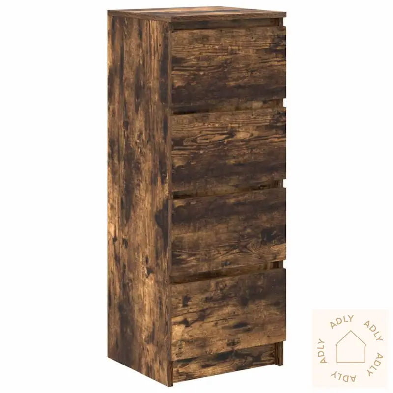 Skjenk Røkt Eik 37,5X35X99 Cm Konstruert Tre
