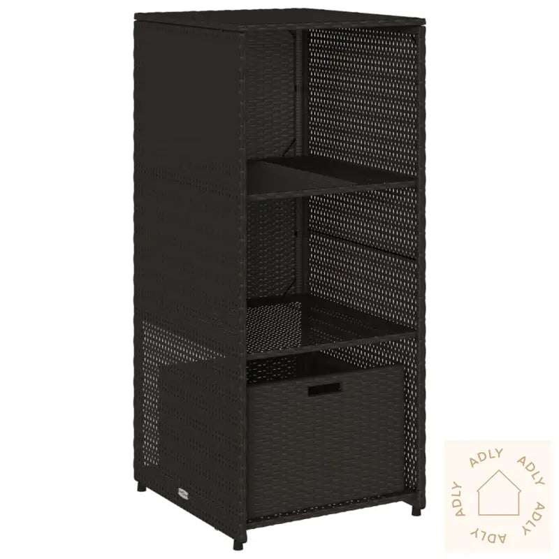 Putekasse Svart 50X55X115 Cm Polyrotting