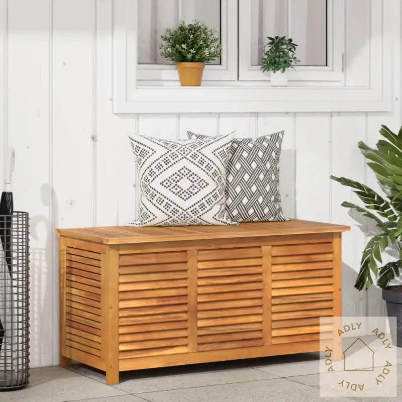 Putekasse Med Lameller 113X50X56 Cm Heltre Akasie