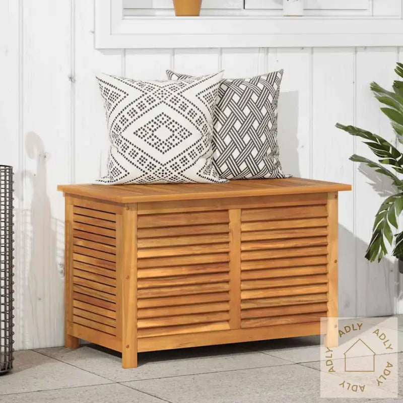 Putekasse Med Lameller 90X50X56 Cm Heltre Akasie