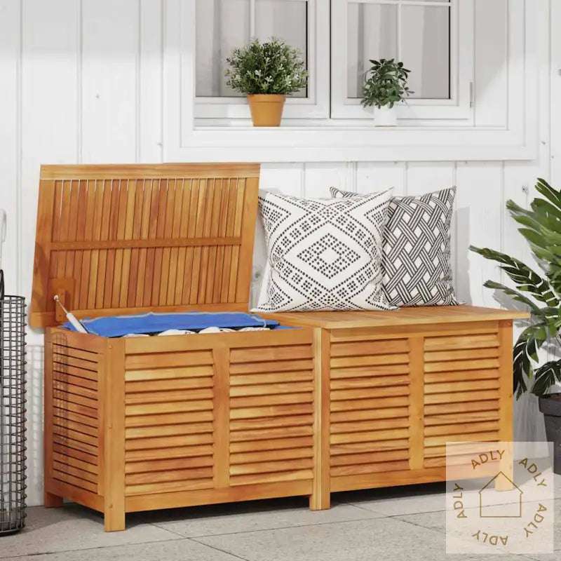 Putekasse Med Lameller 150X50X56 Cm Heltre Akasie