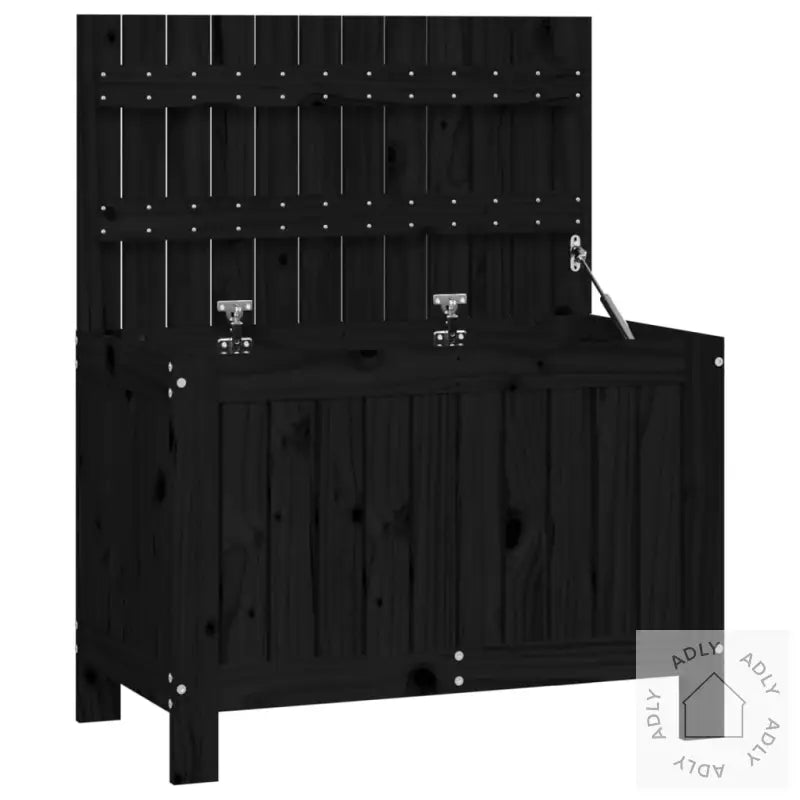 Putekasse Svart 76X42,5X54 Cm Heltre Furu