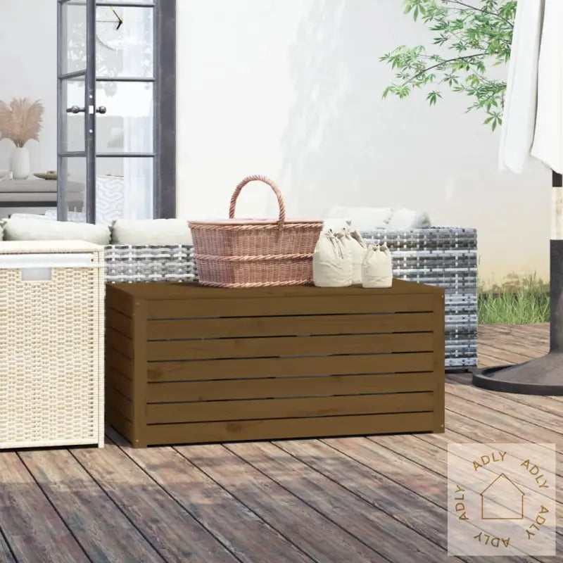 Hagekasse Honningbrun 101X50,5X46,5 Cm Heltre Furu