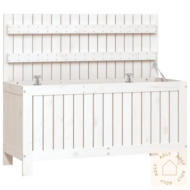 Putekasse Hvid 108X42,5X54 Cm Heltre Furu