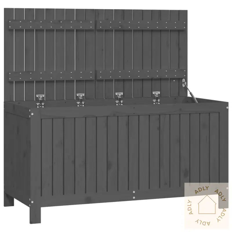 Putekasse Grå 121X55X64 Cm Heltre Furu
