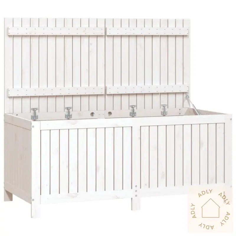 Putekasse Hvit 147X68X64 Cm Heltre Furu