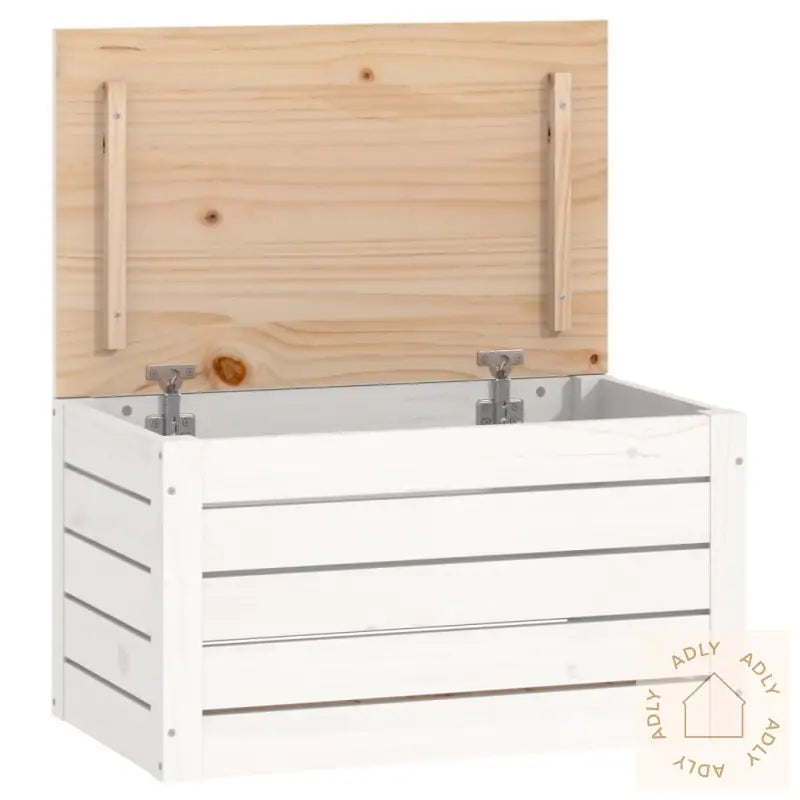 Putekasse Hvit 59,5X36,5X33 Cm Heltre Furu