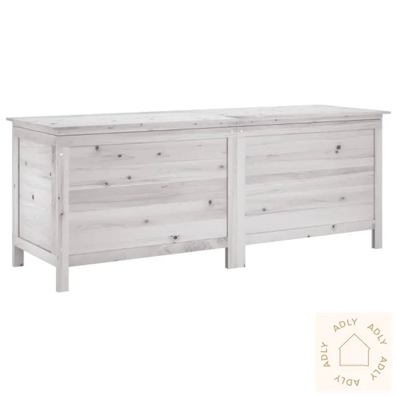 Putekasse Hvit 150X50X56,5 Cm Heltre Gran