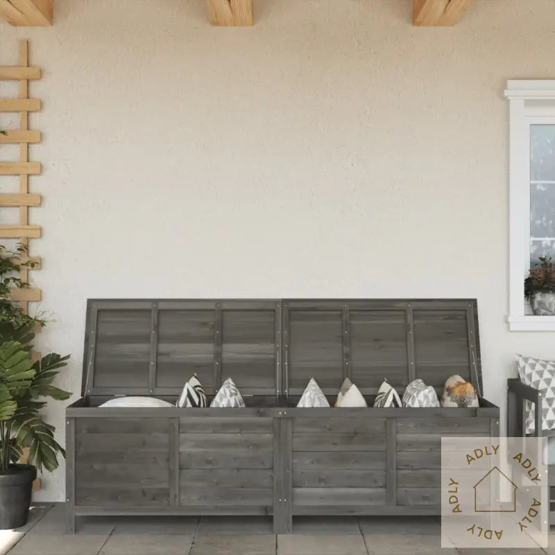 Putekasse Antrasitt 198,5X50X56,5 Cm Heltre Gran