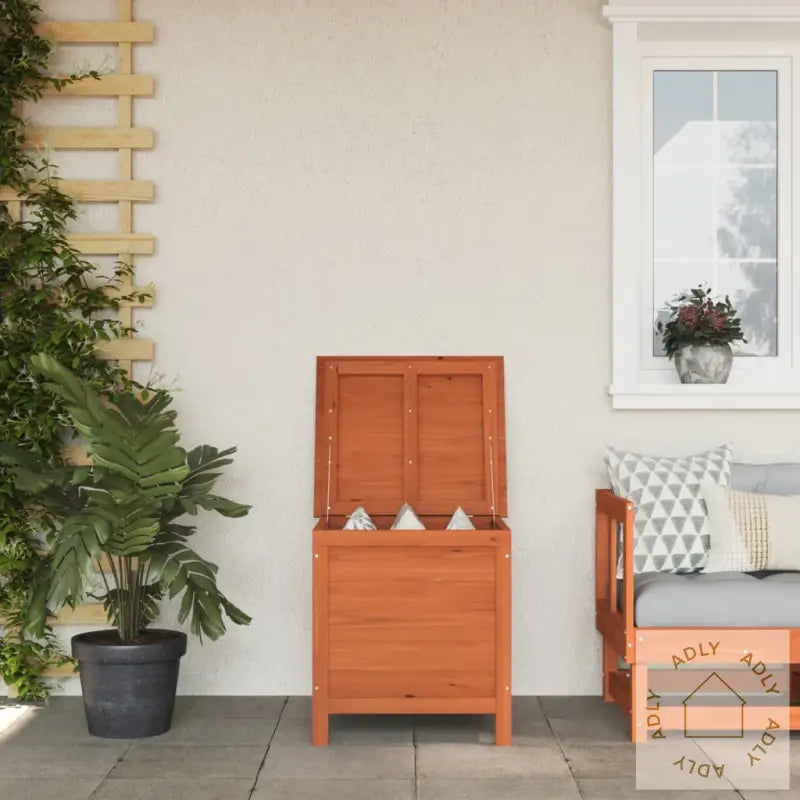 Putekasse Brun 50X49X56,5 Cm Heltre Gran