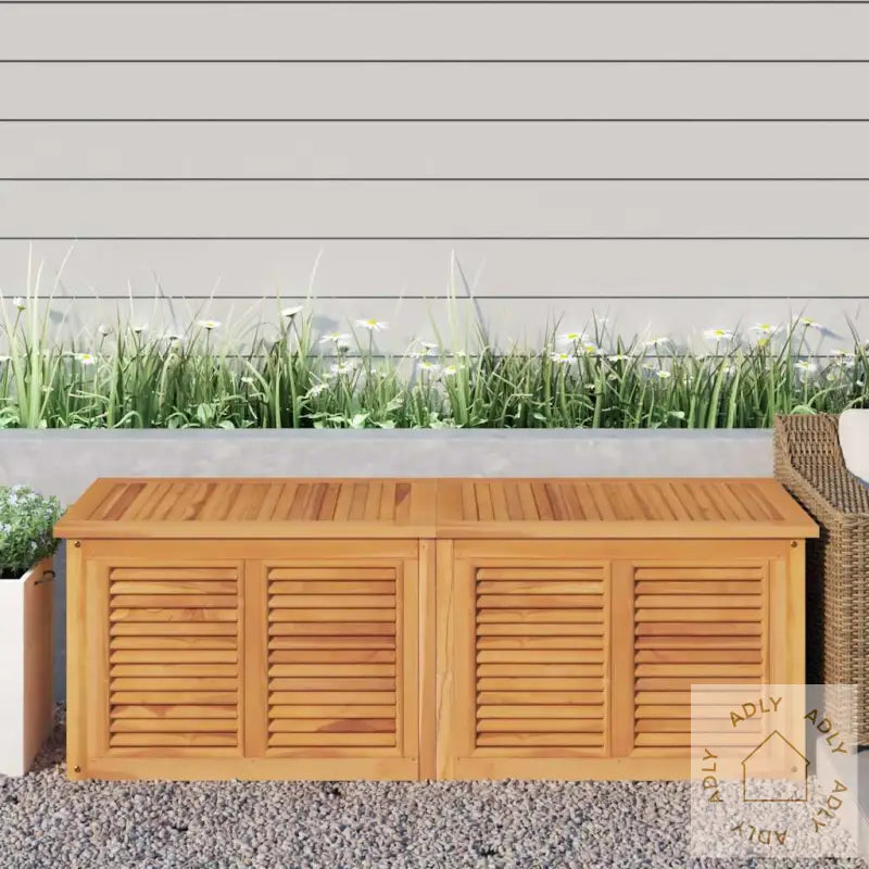 Putekasse Med Pose 150X50X55 Cm Heltre Teak