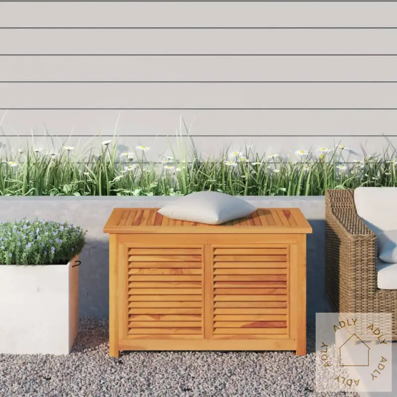 Putekasse Med Pose 90X50X58 Cm Heltre Teak