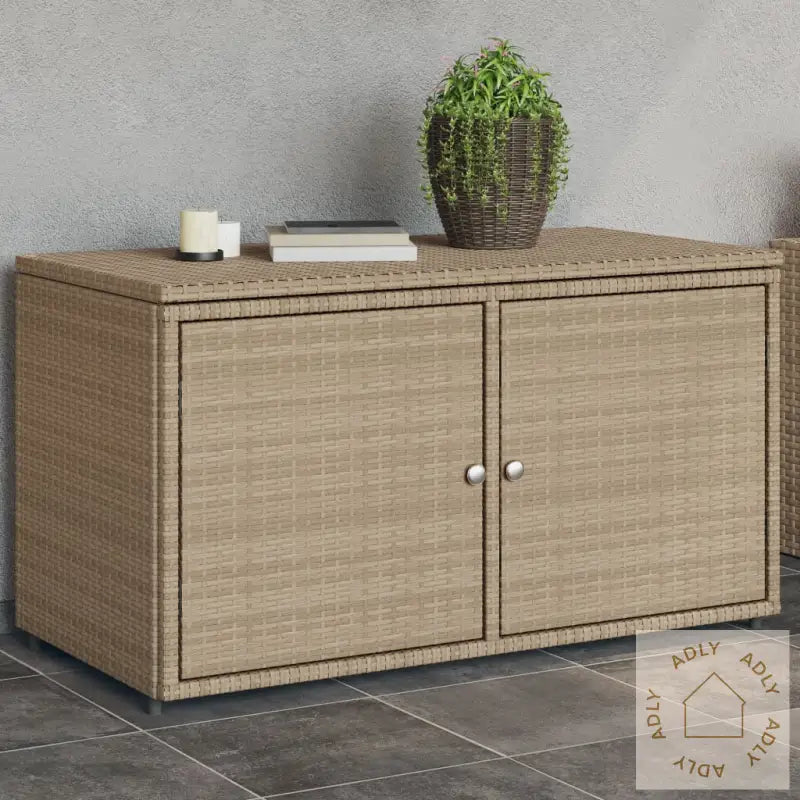 Putekasse Beige 110X55X60,5 Cm Polyrotting