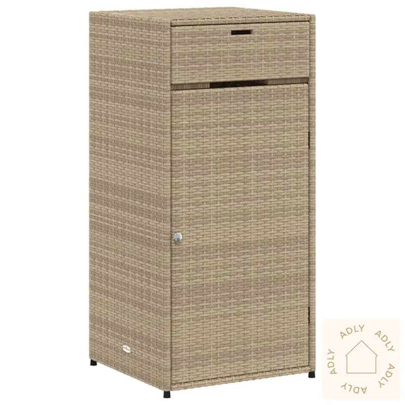 Putekasse Beige 55X55X111 Cm Polyrotting