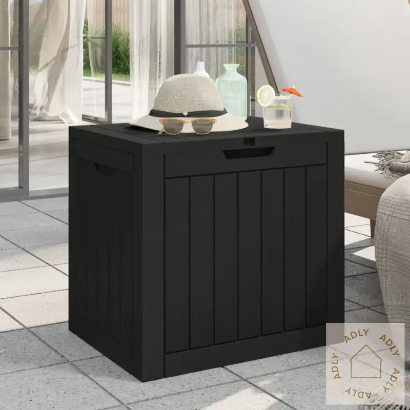 Hageoppbevaringsboks Svart 55,5X43X53 Cm Polypropylen