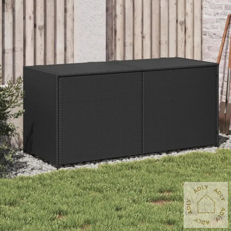 Putekasse Svart 283L Cm Polyrotting