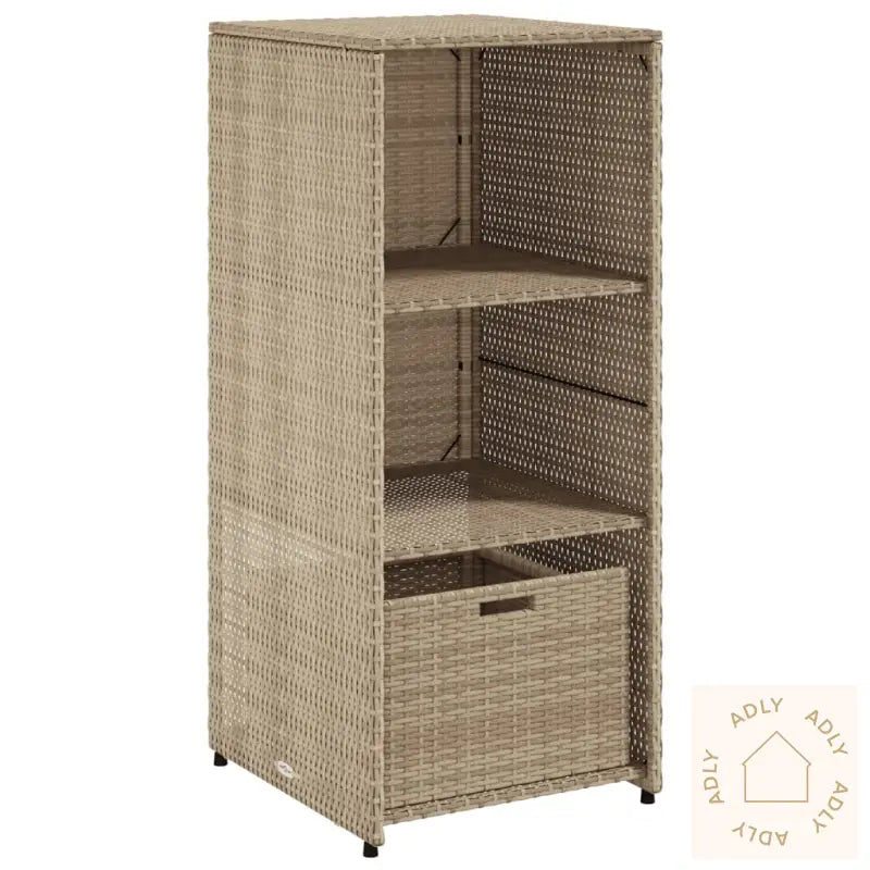 Putekasse Beige 50X55X115 Cm Polyrotting