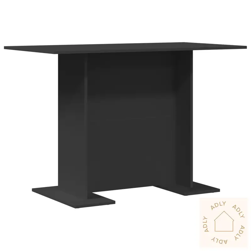 Spisebord Svart 100X60X75 Cm Laget Av Kompositttre