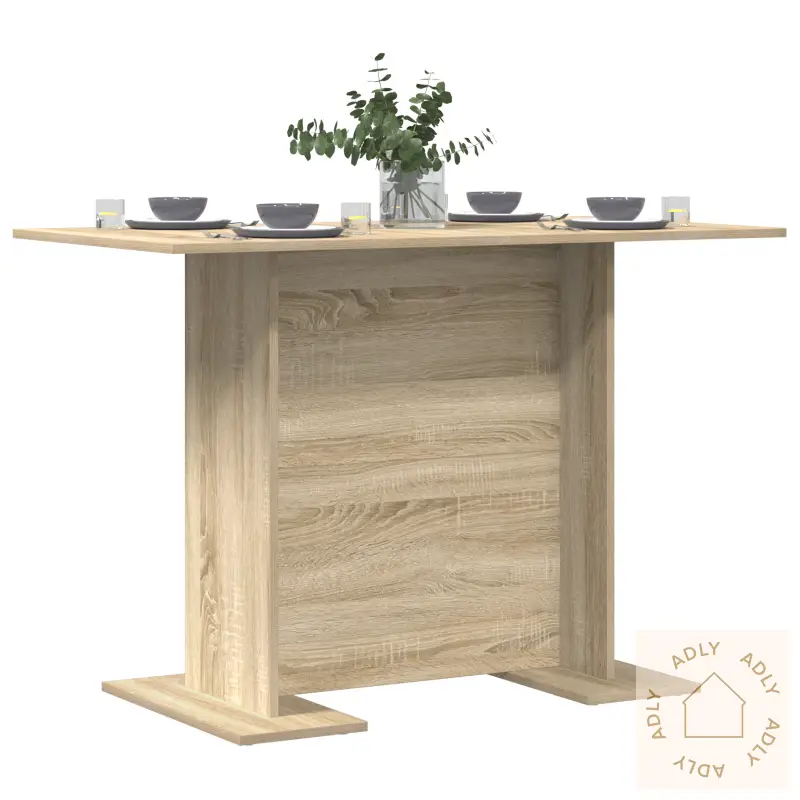 Spisebord Sonoma Eik 110X60X75 Cm Konstruert Tre