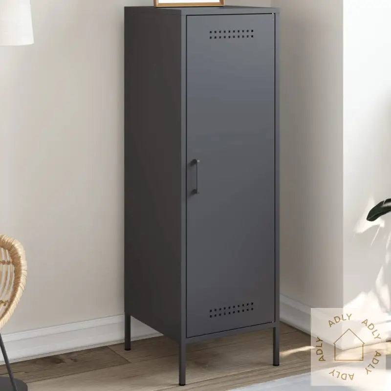 Highboard Antrasitt 36X39X113 Cm Stål