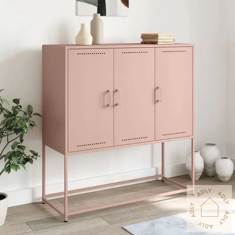Highboard Rosa 100,5X39X107 Cm Stål