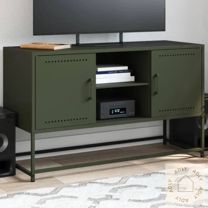 Highboard Hvit 36X39X107 Cm Stål