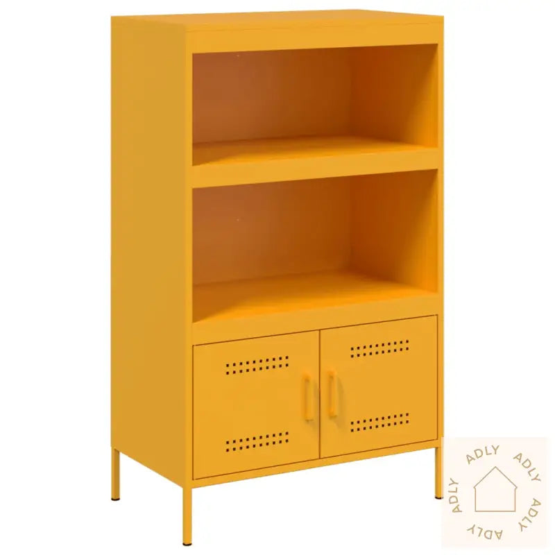 Highboard Sennepsgul 68X39X113 Cm Stål