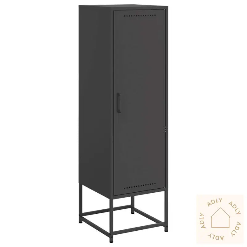 Highboard Svart 36X39X123 Cm Stål