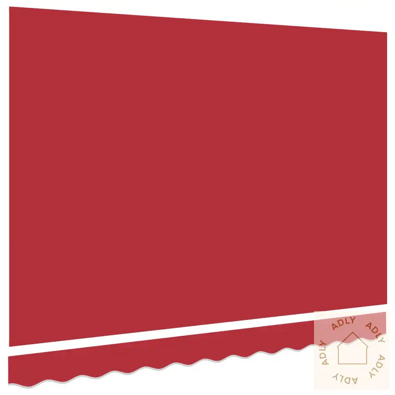 Markiseerstatning For 300 X 250 Cm Ramme Rød