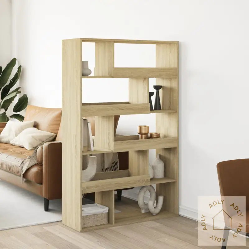 Romdeler Sonoma Eik 100X33X156,5 Cm Konstruert Tre