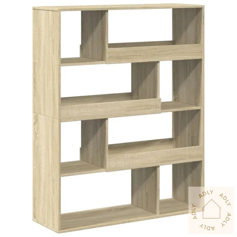 Romdeler Sonoma Eik 100X33X125,5 Cm Konstruert Tre