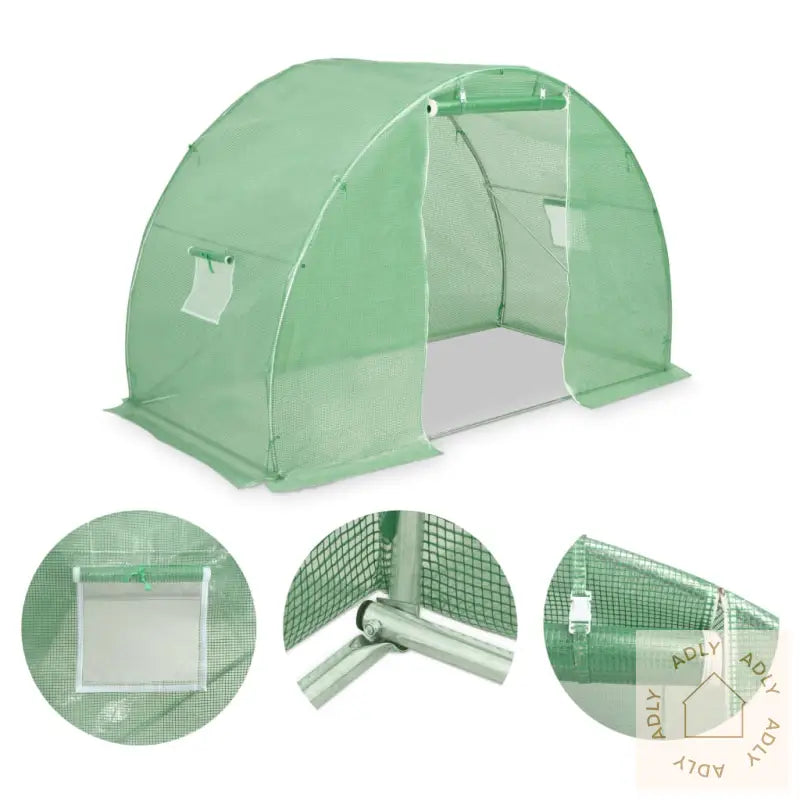 Drivhus 4,5M² 300X150X200 Cm