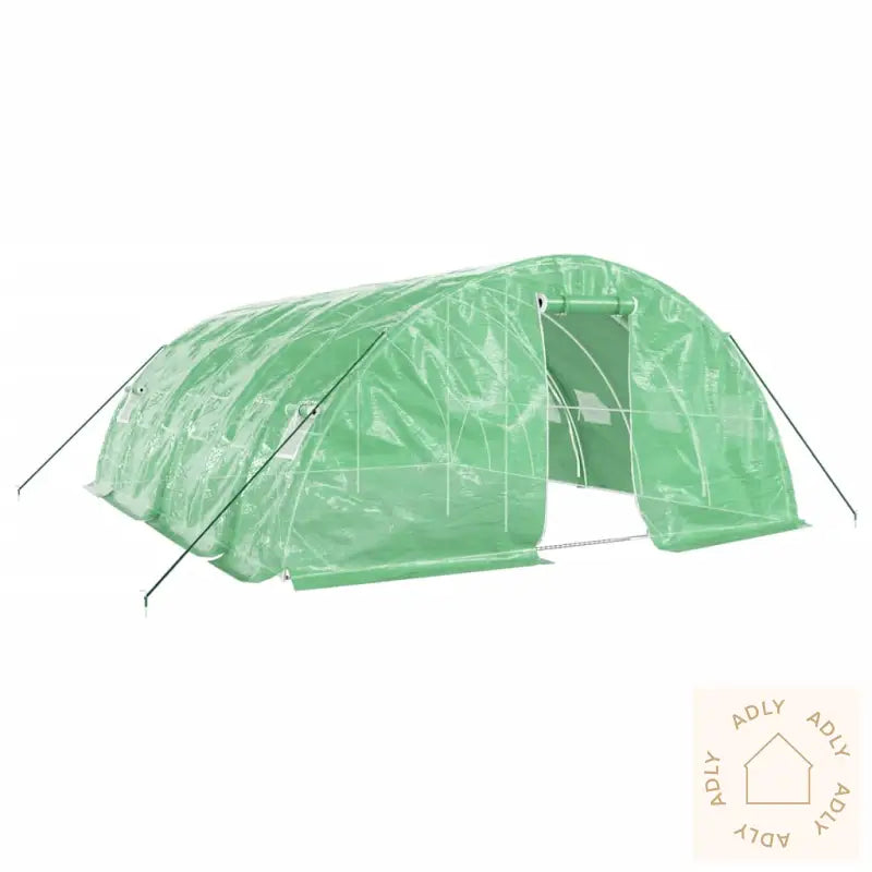 Drivhus Med Stålramme Grønn 30 M² 6X5X2,3 M