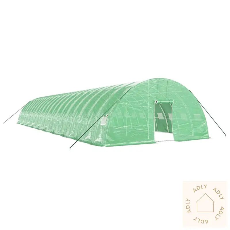 Drivhus Med Stålramme Grønn 120 M² 20X6X2,85 M