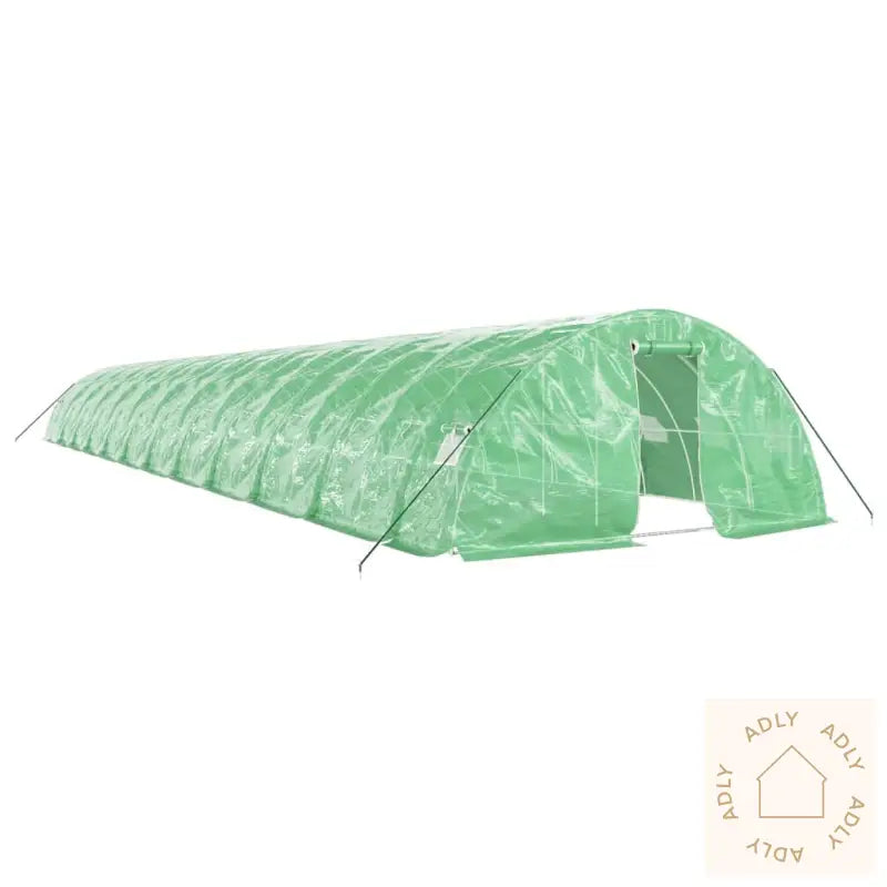 Drivhus Med Stålramme Grønn 120 M² 24X5X2,3 M