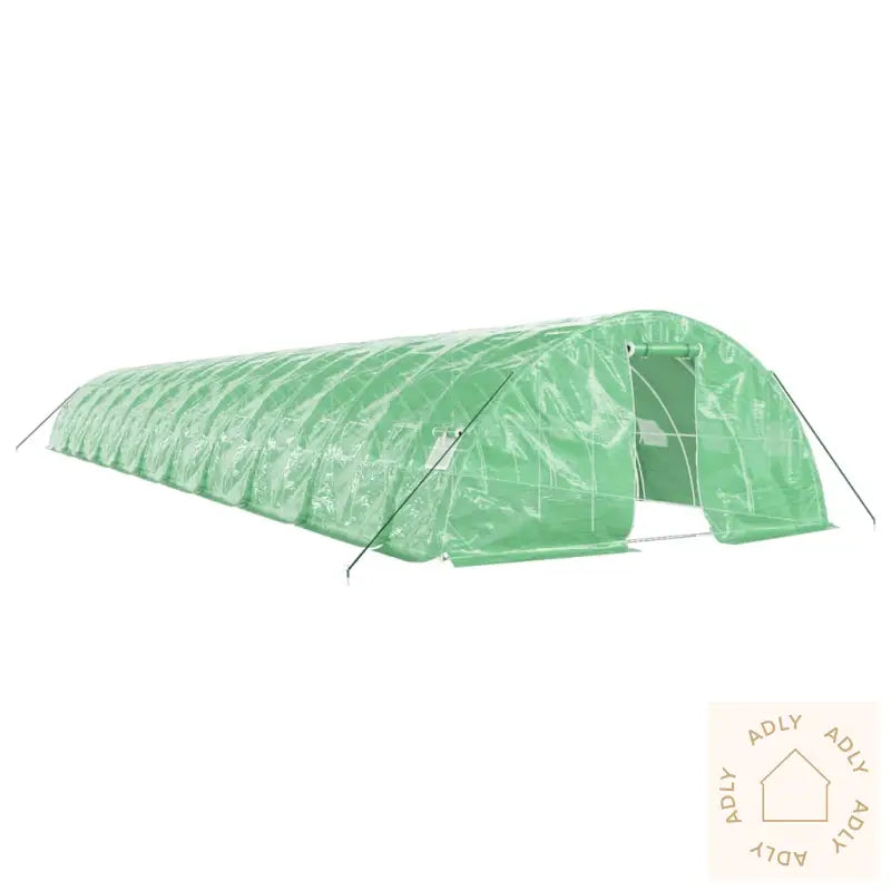 Drivhus Med Stålramme Grønn 110 M² 22X5X2,3 M