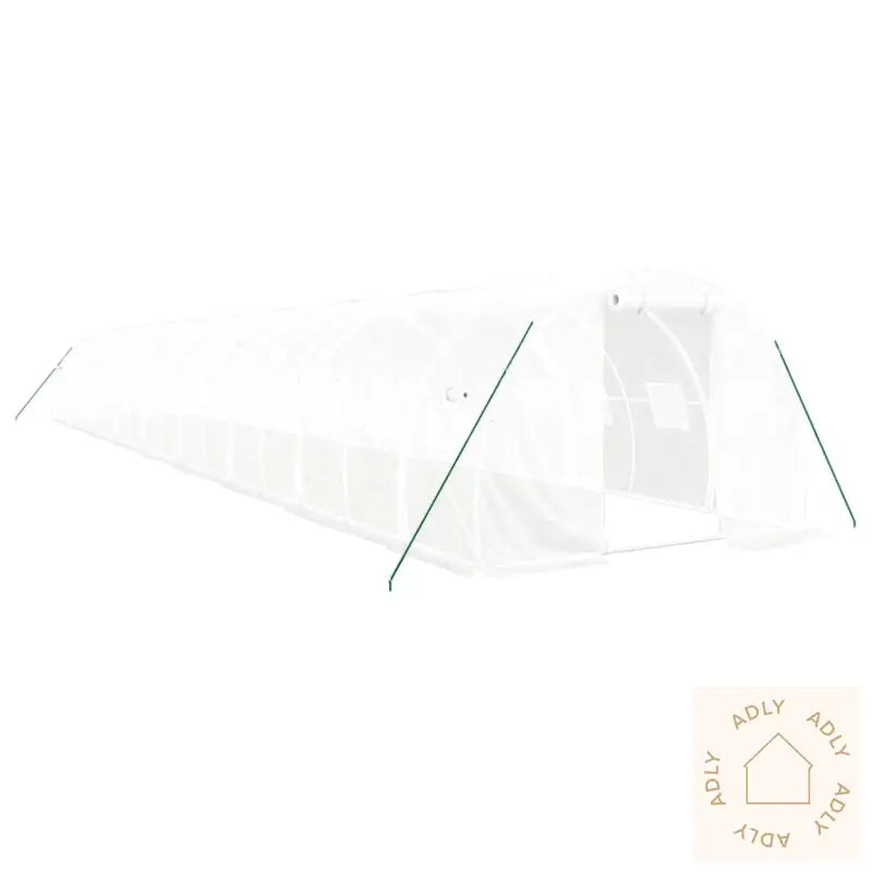 Drivhus Med Stålramme Hvit 54 M² 18X3X2 M
