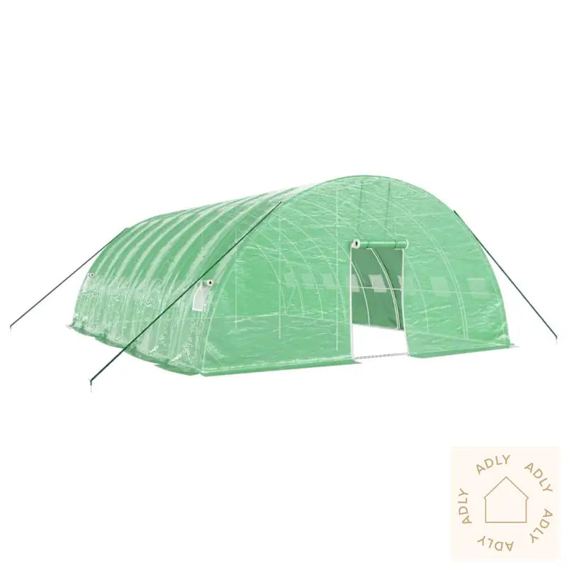 Drivhus Med Stålramme Grønn 48 M² 8X6X2,85 M