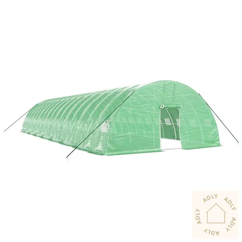Drivhus Med Stålramme Grønn 96 M² 16X6X2,85 M
