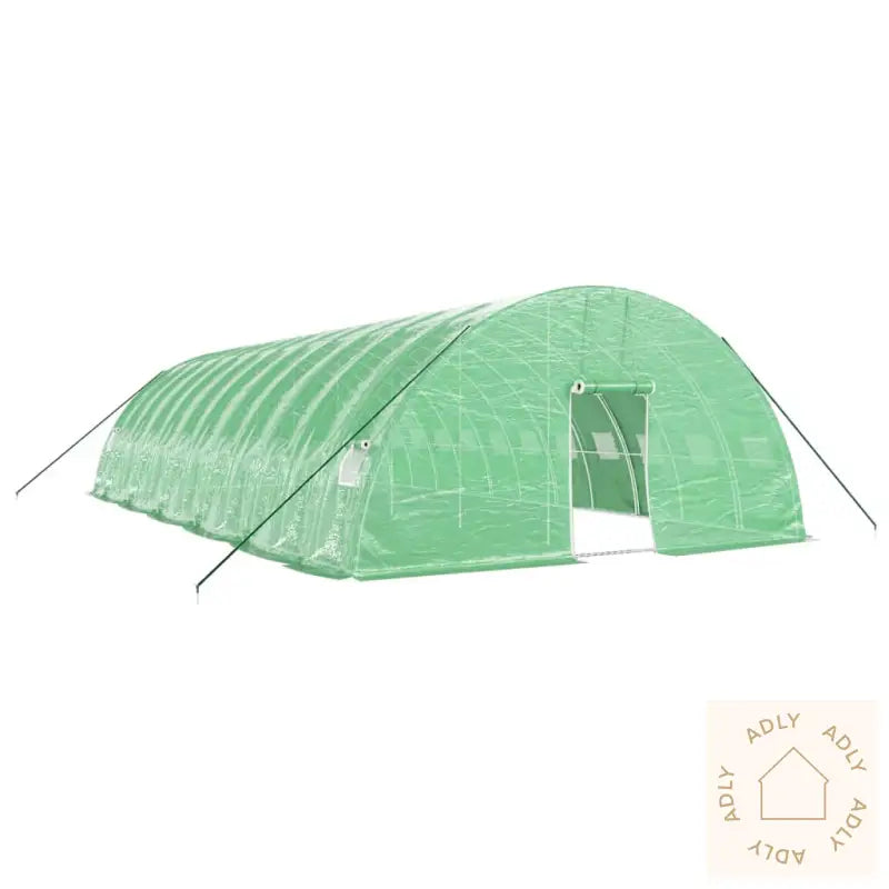 Drivhus Med Stålramme Grønn 72 M² 12X6X2,85 M