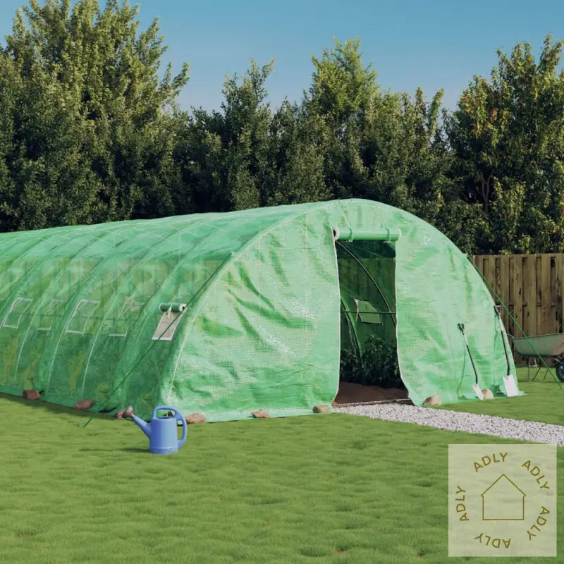 Drivhus Med Stålramme Grønn 30 M² 6X5X2,3 M