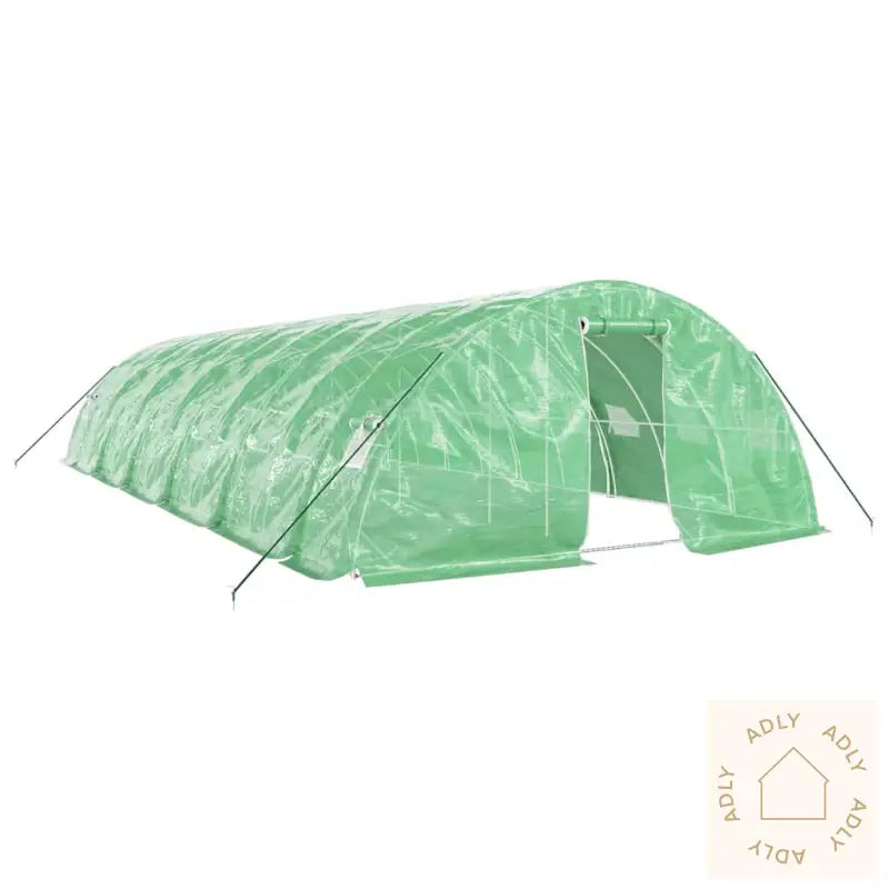 Drivhus Med Stålramme Grønn 60 M² 12X5X2,3 M