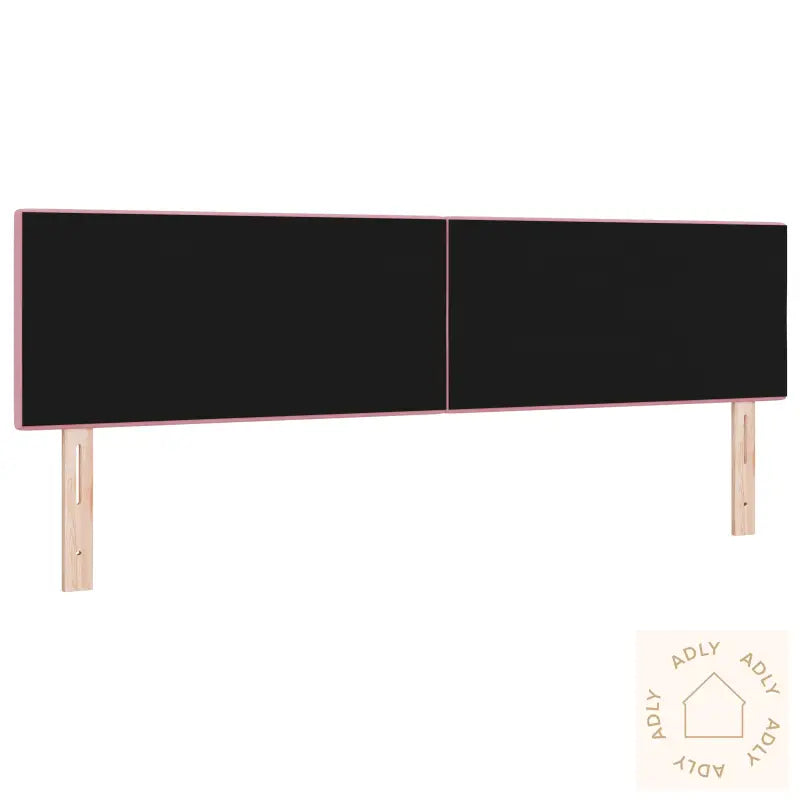 Hodegjerde Med Knapper Tuftet Rosa 180 Cm Fløyel