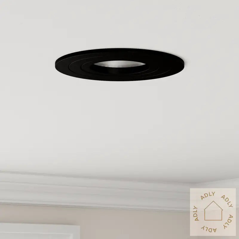 Nedfelte Spotslys 12 Stk Runde Gu10 Svart Ø91 Mm