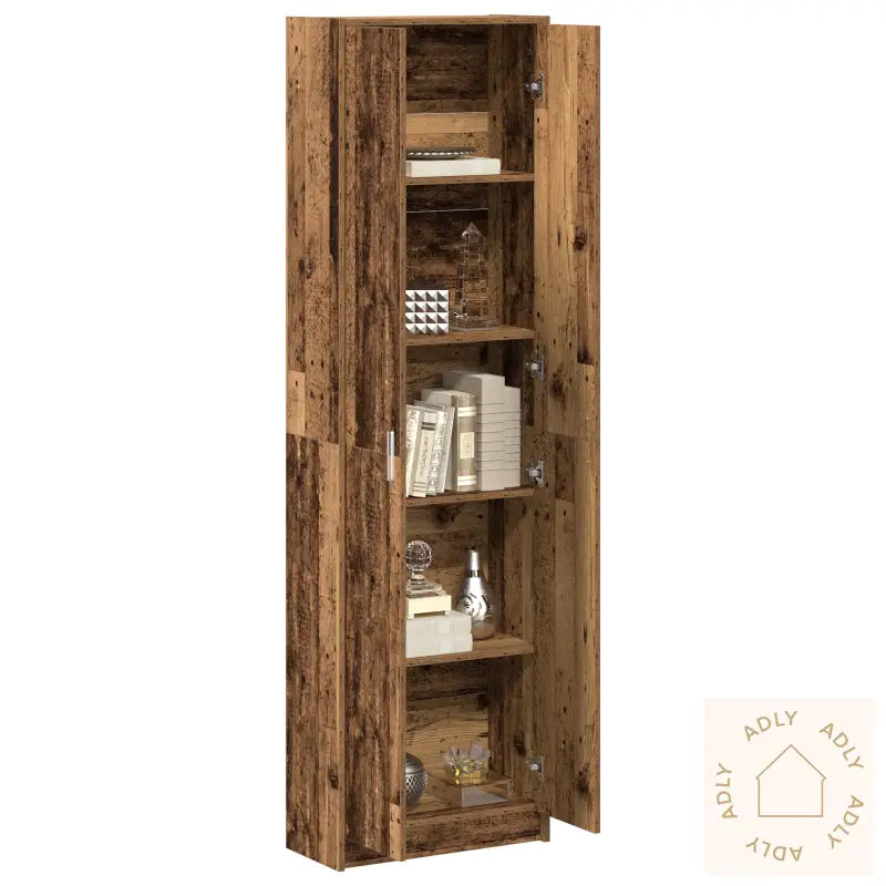 Garderobe Gammelt Tre 55X25X189 Cm Konstruert Tre